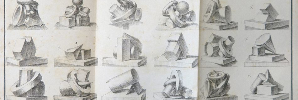 Elements du Dessin Marie-Joseph-Bernard Gaillard, 1844. Image courtesy of L’institut supérieur des arts de Toulouse, Archive